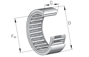 INA Bearing RNAO17X25X13