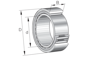 INA Bearing NAO25X40X17-XL