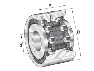 INA Bearing ZKLN0624-2RS-XL