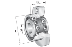 INA Bearing ZKLFA1263-2RS