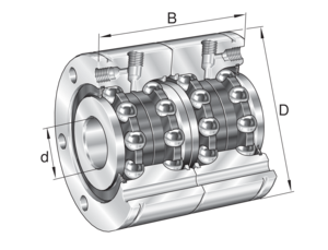 INA Bearing ZKLF3590-2RS-2AP-XL