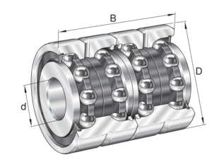 INA Bearing ZKLN3572-2RS-2AP-XL