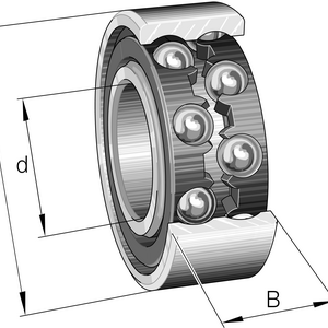 FAG Bearing 4202-BB-TVH