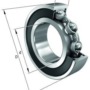 FAG Bearing S6006-2RSR-FD